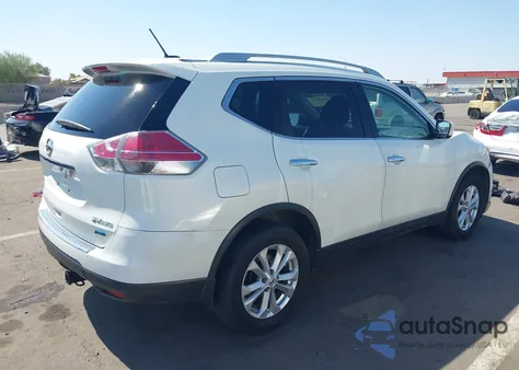 2014 Nissan Rogue Sv z USA, uszkodzony, nr VIN 5N1AT2MV4EC862197